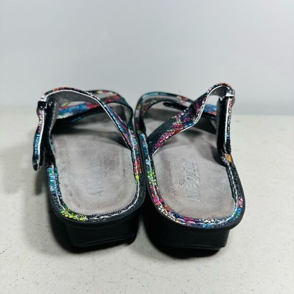Alegria Karman Bubblish Kar 137 Multicolor Strappy Slip on Sandals Women's 37 - Picture 6 of 8